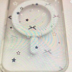 Apple Starry Clear Case with Black and Silver Accents